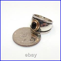 James Avery Christina Black Onyx 18K Gold & Sterling Silver Ring Size 6.5 LLA2