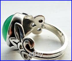 James Avery Chrysoprase Ring VERY Rare! In JA Box/Pouch NICE
