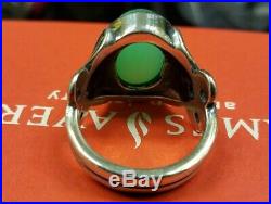 James Avery Chrysoprase Sterling silver Ring Sz 6