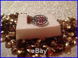 James Avery Citrine Open Work Band Ring Size 8 Sterling Silver