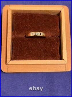 James Avery Debra Ring size 6.5 TDW. 15ct. Set With Five round Cut Diamonds