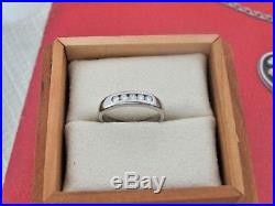 James Avery Diamond Debra Ring 18K Palladium White Gold Size 6