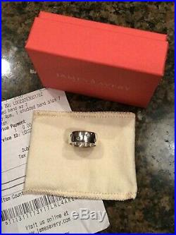 James Avery Diamond Wedding Band Ring Size 7 AUTHENTIC $995 Retail