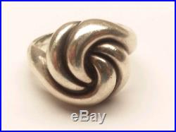 Size 6.0 James Avery James Avery RETIRED Sterling CADENA KNOT Ring 