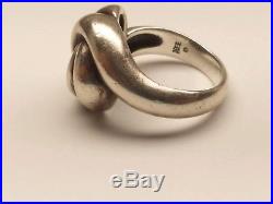 James Avery French Knot Swirl Ring, Size 8.5, Retired, Rare! (18002518)