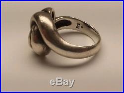 James Avery French Knot Swirl Ring, Size 8.5, Retired, Rare! (18002518)