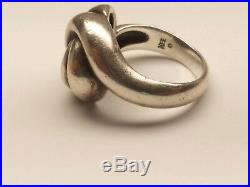 James Avery French Knot Swirl Ring, Size 8.5, Retired, Rare! (19002518)