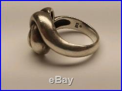 James Avery French Knot Swirl Ring, Size 8.5, Retired, Rare! (19002518)