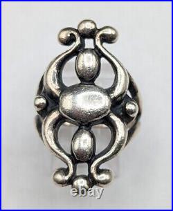 James Avery Glorietta Sterling Silver 925 Rare Retired HTF Ring Size 7