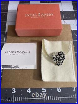 James Avery Glorietta Sterling Silver 925 Rare Retired HTF Ring Sz 7.5 W Box James Avery Glorietta Sterling Silver 925 Rare Retired HTF Ring Sz 7.5 W Box
