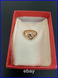 James Avery Heart Knot Ring, 7/16, Size 7