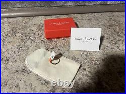 James Avery Heart Ring Size 6.5 Gold Plated Sterling Silver