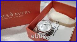 James Avery Hebrew Scripture of Ruth Sterling Silver Wedding Ring Size 9.5 9.5g