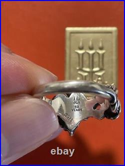 James Avery Hummingbird Flower Sterling Silver Ring Retired Limited 60th Bird