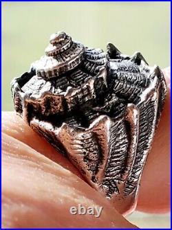 James Avery Incredible! Very Rare WIDE Conch Sea Shell Ring Size 4.5 Fits 4