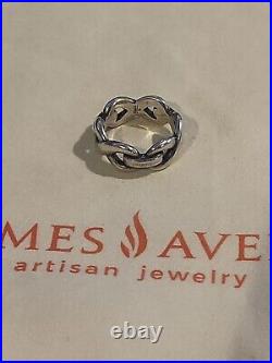 James Avery Infinity Band (Ring) Size 7