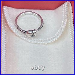 James Avery Keepsake Heart Birthstone Ring/White Sapphire/Size-7