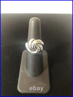 James Avery Knot Swirl Done Ring (Retired) Size 6