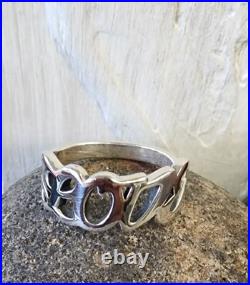 James Avery LOVE Script Ring, Retired Size 8 VERY Good Condition