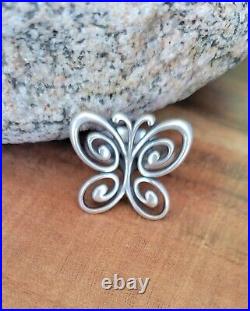 James Avery Large Butterfly Ring Size 6.5 Retired