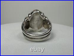 James Avery Large Knot Ring 14k Gold & Sterling Silver Size Sz 6.75 19mm