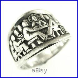 James Avery Last Supper Ring Size 7 Retired Sterling Silver Jesus Disciples 925