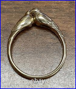 James Avery Love Bird ring size 9 rare retired piece