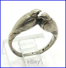 James Avery Love Birds Sterling Silver 925 Ring 3g Sz. 3.75 NEW930