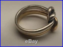 James Avery, Lovers' Knot Ring. 925/14k. Size 6.5. 24% Off Retail! (18004017)