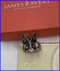 James Avery Mariposa Butterfly Sterling Silver Ring Size 7.25