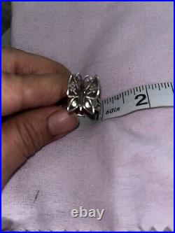 James Avery Mariposa Butterfly Sterling Silver Ring Size 7.50
