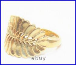 James Avery Mimosa 14k Gold Ring Retired Size 8.5