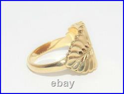 James Avery Mimosa 14k Gold Ring Retired Size 8.5