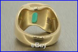 James Avery Monaco 14k Yellow Gold Ring Chalcedony size 8