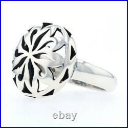 James Avery Moroccan Flower Statement Ring Sterling 925 Floral Medallion Retired