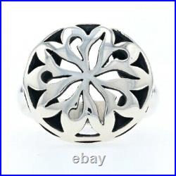 James Avery Moroccan Flower Statement Ring Sterling 925 Floral Medallion Retired