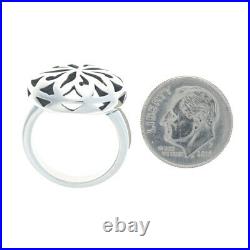 James Avery Moroccan Flower Statement Ring Sterling 925 Floral Medallion Retired