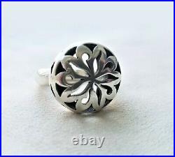 James Avery Moroccan Ring Disk Openwork Size 7 925 Retired HTF