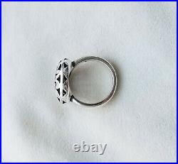 James Avery Moroccan Ring Disk Openwork Size 7 925 Retired HTF