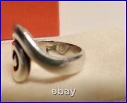 James Avery Omega Swirl Ring Size 8.5
