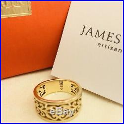 James Avery Open Adorned Ring Yellow Gold 14k Size 6.5