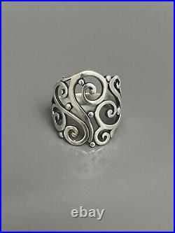 James Avery Open Sorrento Scroll Ring Size 8 Jewelry