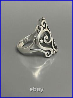 James Avery Open Sorrento Scroll Ring Size 8 Jewelry