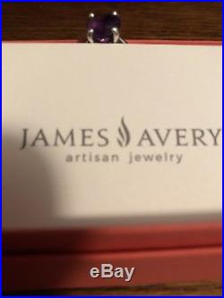 James Avery Oval Amethyst Ring size 7