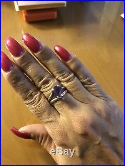 James Avery Oval Amethyst Ring size 7 1/2 website for $365