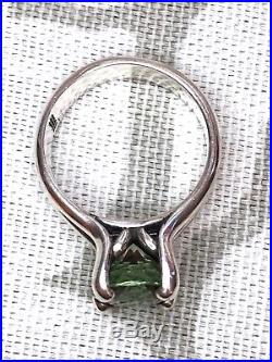 James Avery Oval Prasiolite Ring Sterling Silver Size 6