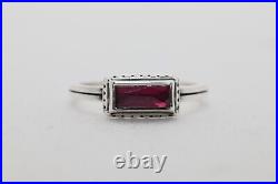 James Avery Palais Pink Doublet Ring Size 8.5 Pre Owned Minor Flaw