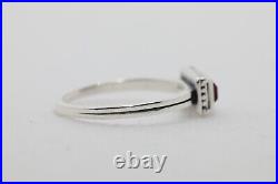 James Avery Palais Pink Doublet Ring Size 8.5 Pre Owned Minor Flaw