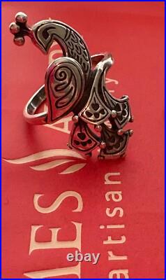 James Avery Peacock Fancy Bird VERY RARE SS S/10. Great Condition