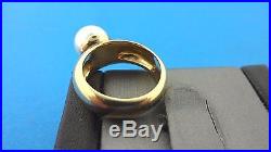 James Avery Pearl Ring 14k Yellow Gold Sz 4